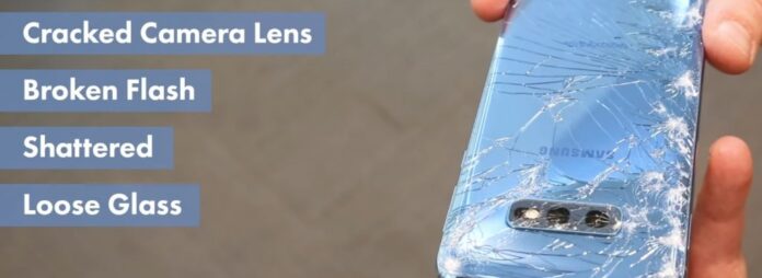Разбитый Samsung Galaxy S10