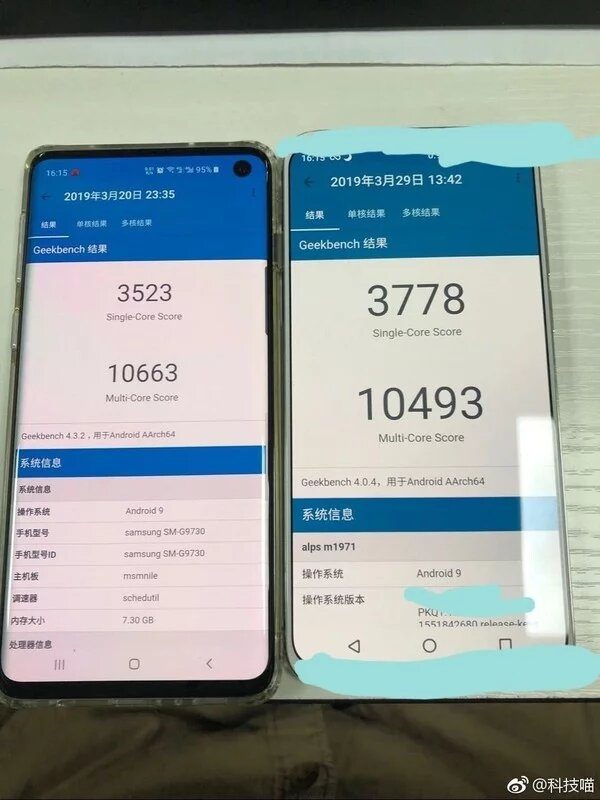 Meizu 16s против Galaxy S10