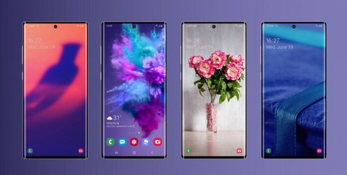 Рендер Samsung Galaxy Note 10 Pro предоставленный Ice universe