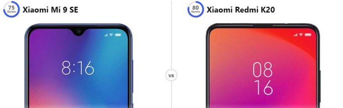 Xiaomi Mi9 SE против Xiaomi Mi 9T