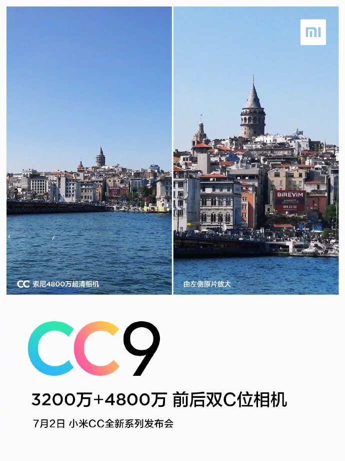 Основная камера в Xiaomi Mi CC9