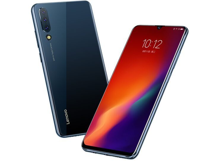 Lenovo Z6 - фронтальная и задняя панели