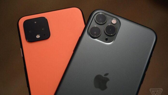 Pixel 4 и iPhone 11 Pro