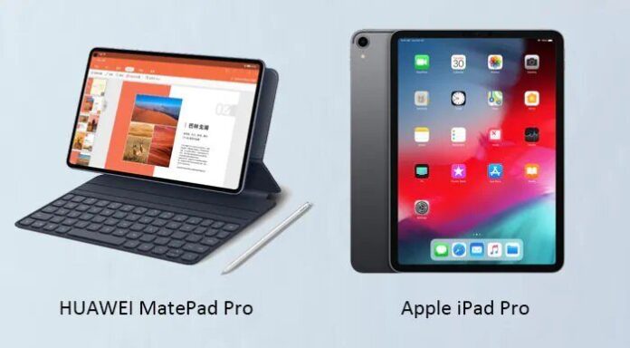 Huawei MatePad Pro и Apple iPad Pro