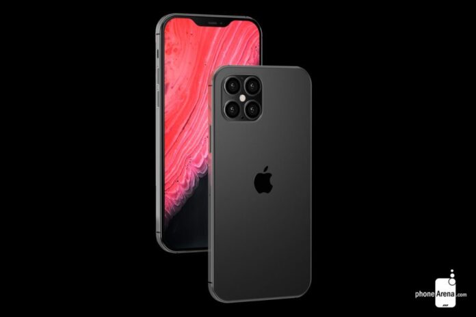 iPhone 12 - рендерное изображение