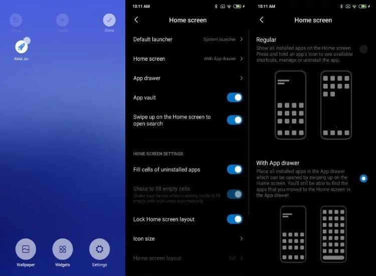 В фирменный лаунчер прошивки MIUI 11 встроили меню приложений - ссылка для скачивания