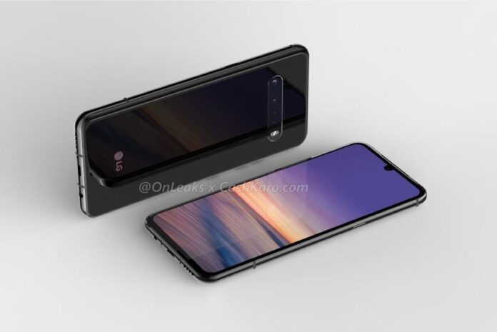 Единственный флагман LG V60 ThinQ представлен на промофото