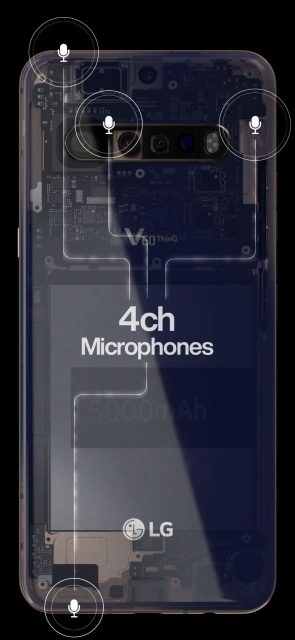 Единственный флагман LG V60 ThinQ представлен на промофото