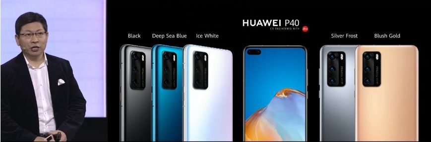 Презентация серии Huawei P40