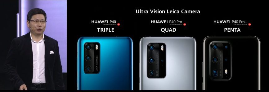 Презентация серии Huawei P40