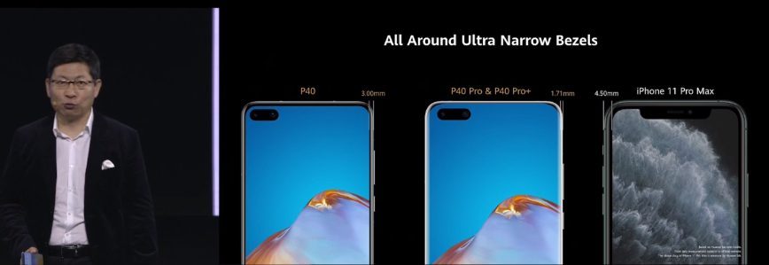Презентация серии Huawei P40