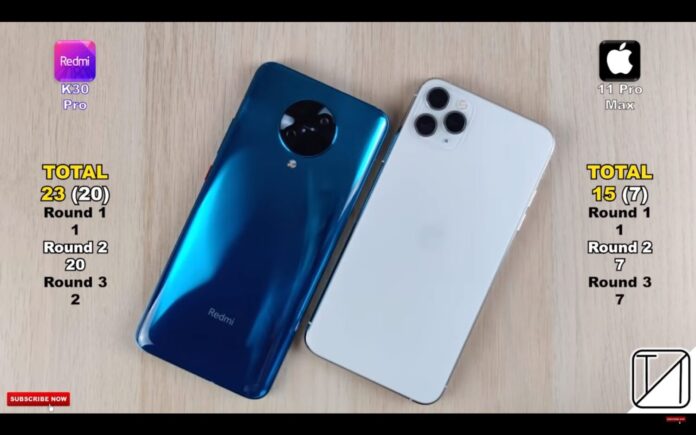 Сравнение производительности Redmi K30 Pro и iPhone 11 Pro практическим тестом