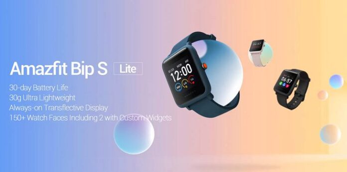 Amazfit Bip S Lite
