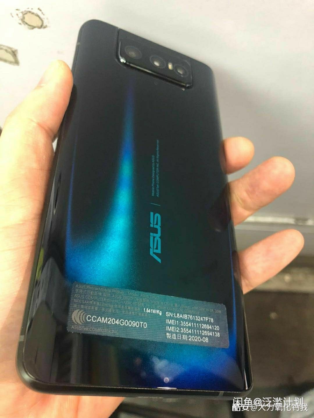В Сети появились первые фото камеры Asus ZenFone 7