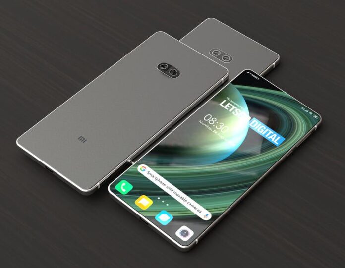 Инновационное решение на рендерном изображении смартфона Xiaomi