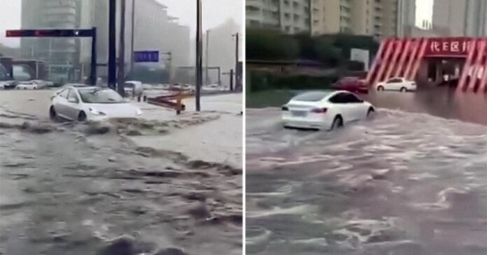 Tesla Model 3 выдержала испытание водой