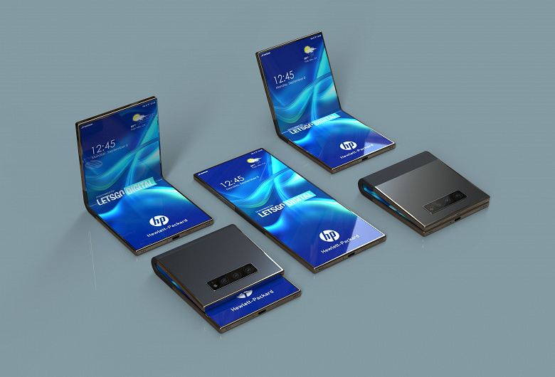 В Сеть утекли изображения нового смартфона Hewlett-Packard с гибким экраном 