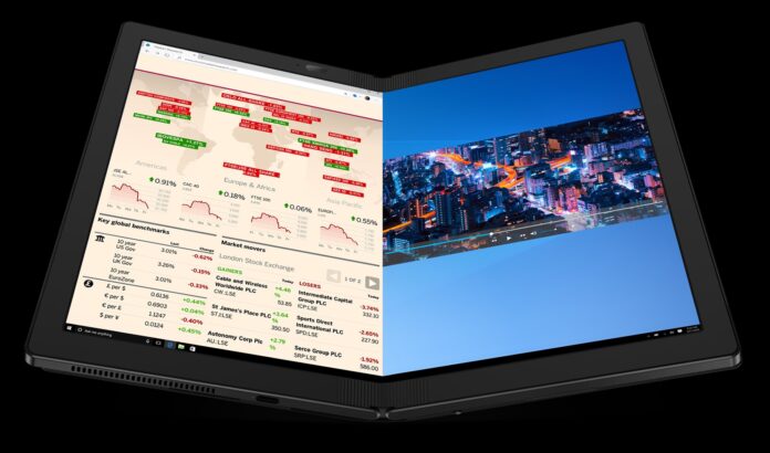 Lenovo выпустит первый ноутбук с гибким экраном в конце октября – ThinkPad X1 Fold