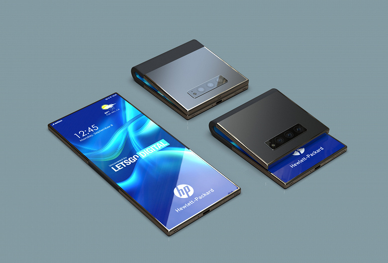 В Сеть утекли изображения нового смартфона Hewlett-Packard с гибким экраном 