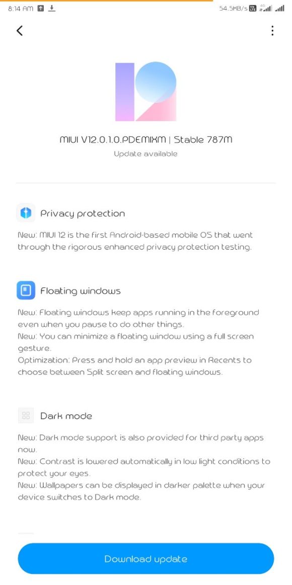 На очередной смартфон Xiaomi «прилетела» глобальная версия MIUI 12