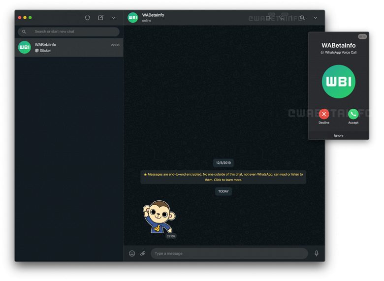 WhatsApp научился поддерживать видеозвонки на ПК