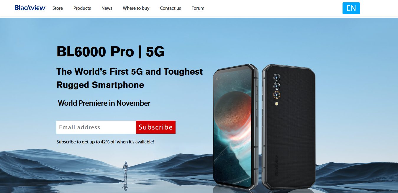 Гонконгская компания Blackview выпустила 5G-смартфон для экстремалов