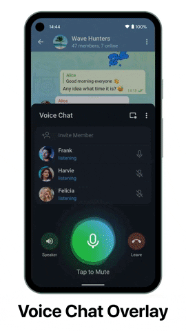 Финальное обновление Telegram этого года добавило голосовые чаты