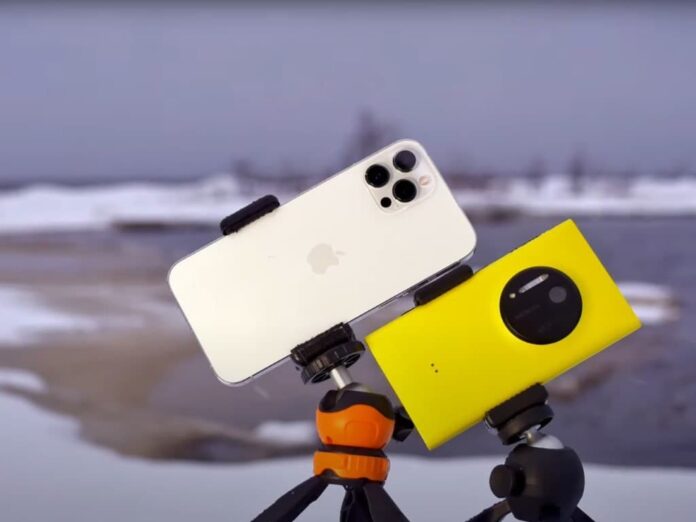 Сравнение камер Nokia Lumia 1020 и iPhone 12 Pro Max