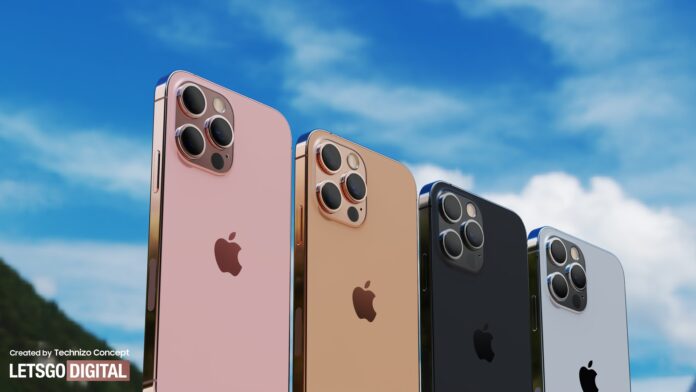 Рендеринг iPhone 13 Pro