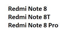 Redmi Note 8