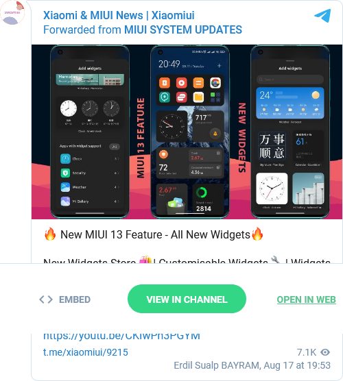 Возможности MIUI 13 показали на видео