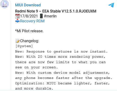 Четыре смартфона Xiaomi, Poco и Redmi получили MIUI 12.5 