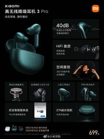Xiaomi представила новые часы и беспроводные наушники своего производства