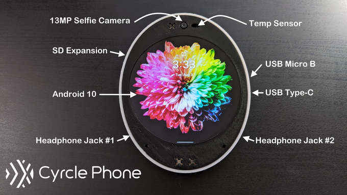 Cyrcle Phone 2.0: круглый смартфон с оригинальным дизайном можно получить в подарок (условия)