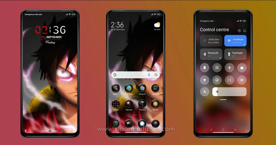 Пять радикальных и не очень тем для MIUI с хищниками, пиратами и романтическим закатами 