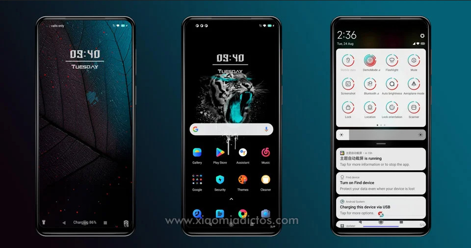 Пять радикальных и не очень тем для MIUI с хищниками, пиратами и романтическим закатами 