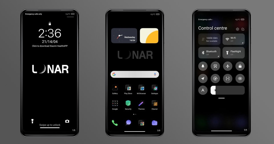 Тема Lunar