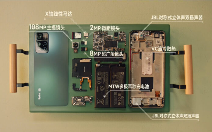 Внутреннюю начинку Redmi Note 11 Pro+ показали на видео