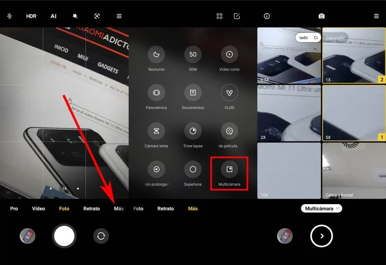 Что такое режим многокамерной съемки и как его запустить на вашем Xiaomi