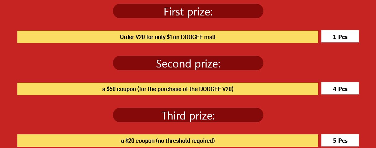 Первый в мире сверхпрочный смартфон с двумя экранами Doogee V20 можно получить всего за 1 доллар