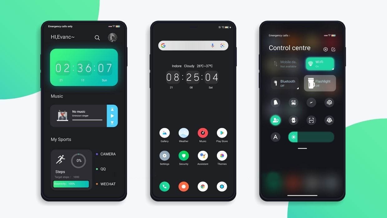 theme black ui