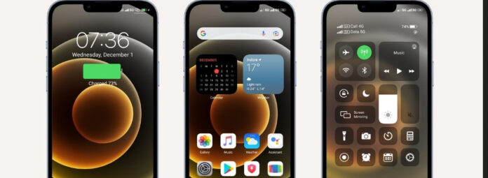 Эта тема позволит превратить смартфоны Redmi и Xiaomi в iPhone 13 Mini