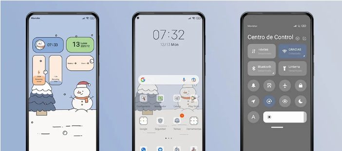Пять рождественско-новогодних тем для персонализации Xiaomi/Redmi/POCO