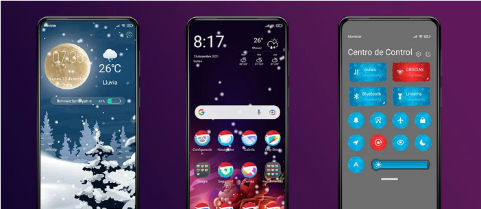Пять рождественско-новогодних тем для персонализации Xiaomi/Redmi/POCO