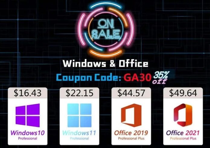 акционные предложения Windows и Office