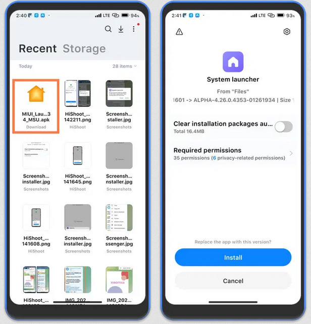 Как обновить системные приложения MIUI