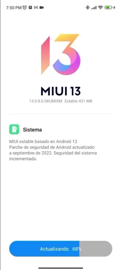 Redmi 10 MIUI 13 V13.0.8.0.SKUMIXM