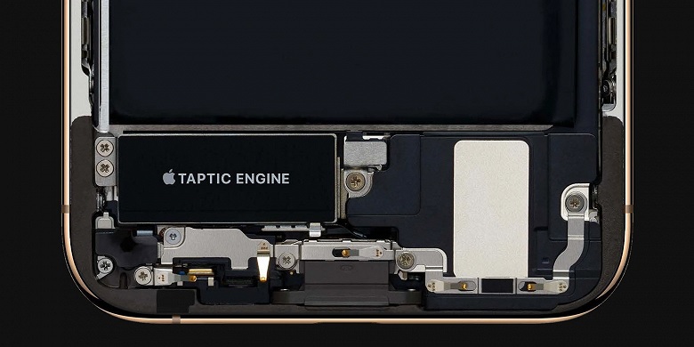 Вибродвигатель Taptic Engine в iPhone