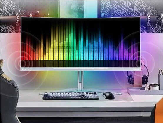Представлен первый игровой монитор Philips EVNIA с 34-дюймовым изогнутым экраном Mini LED и частотой обновления 165 Гц