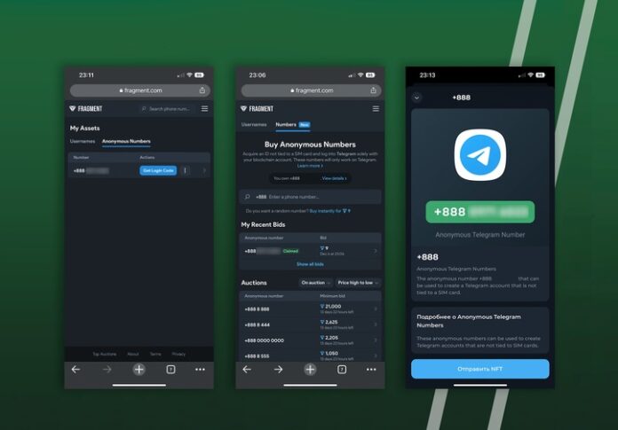 Виртуальные номера в Telegram